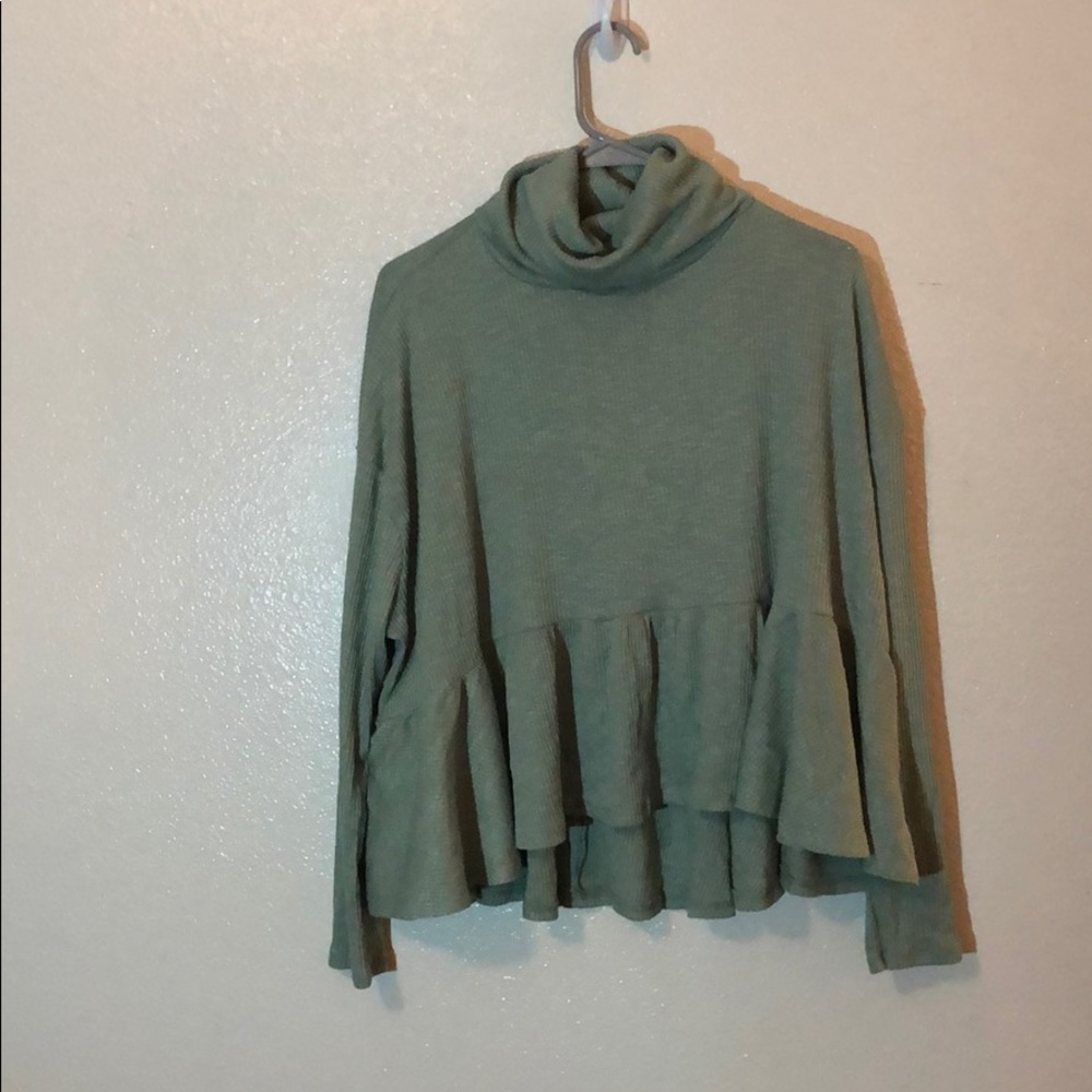 F21 Ribbed high low top
